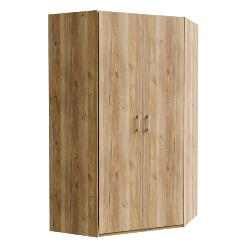 Duża szafa narożna 120x120 cm Dąb Mauvella